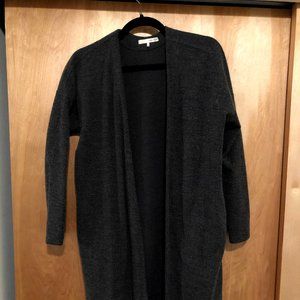 Oak + Fort long, gray Cardigan